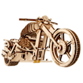 Miniatyrbild 4 av 4: UGears - Bike VM-02 - 189-bitars plywoodpussel för 14-årig pojke Beige