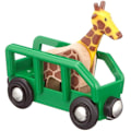 Pikkukuva 2 / 4: Vaunu Girafe - BRIO - Leikkikalumalli lapsille - Kallistuva kirahvi - Sekä pojille että tytöille Orange