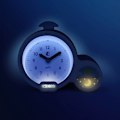 Pikkukuva 4 / 4: Kid'Sleep - Claessens'Kids - Opettavainen Lasten Herätyskello - Musiikkivalaisin - Päivä/Yö - Vaaleanpunainen rosa och vitt