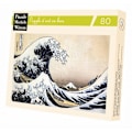 Pikkukuva 1 / 4: Puinen taidepalapeli 80 osaa: Hokusai: Aalto Flerfärgad
