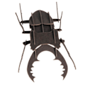 Miniatyrbild 1 av 5: Fridolin - 3D-modell i papper Lucane Svart