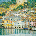 Miniatyrbild 2 av 3: Konstpussel i trä 750 bitar Michèle Wilson - Klimt: Gardasjön Unique Unique Color Flerfärgad