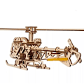 Miniatyrbild 3 av 6: Trämodell: Minihelikopter