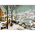 Miniatyrbild 2 av 3: 650 bitar konstpussel i trä: Bruegel: Cha... Flerfärgad
