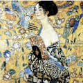 Pikkukuva 1 / 4: Taidepuzzle 80 kappaletta - Hankehattuinen nainen