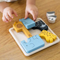 Pikkukuva 4 / 4: Puzzle Eläimet 2 in 1 - Plan Toys - Puinen - Monivärinen - Vauva - Unisex Flerfärgad