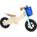 Pikkukuva 3 / 4: Tasapainopyörä-Kolmipyörä 2 in 1 Maxi Turquoise - PIENI JALKA - Sekapyörä - 3 pyörää - Paino jopa 20 kg Svart, Beige och Blå