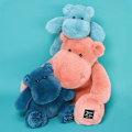 Pikkukuva 4 / 4: Hippopotamuksen pehmolelu - HISTOIRE D'OURS - 40CM - Vaaleanpunainen - Sekä tytöille että pojille - Vauva Rosa