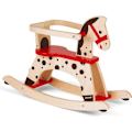 Miniatyrbild 1 av 4: Caramel Wooden Gunghäst - JANOD - Anti-Tilt System - Från 1 år kastanj