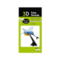 Miniatyrbild 3 av 3: Fridolin - 3D-modell i papper Kungsfiskare Blå