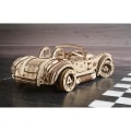 Miniatyrbild 4 av 4: 3D Racing Car Pussel - UGEARS - Drift Cobra Racing Car - Mekanisk trämodellsats - 370 bitar Trä