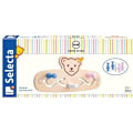Pikkukuva 1 / 4: Puinen naulakko - SELECTA - STEIFF - Moderni muotoilu - 5 nappia - Luonnonpuu