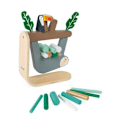 Miniatyrbild 1 av 4: Balansspel i trä - JANOD - Magnetisk sengångare - För barn från 3 år - Mjuka färger Mjuka färger