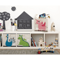 Miniatyrbild 4 av 4: 3 groddar - Unicorn Storage Cube - ELEMENT FÖR BARN Rosa