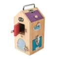 Miniatyrbild 2 av 4: Bärbar låsbox juniorprover 8 dörrar - Tender Leaf Toys - Flerfärgad - Vit Flerfärgad