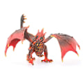 Miniatyrbild 4 av 4: Lava drake, Schleich drake figur med rörliga delar, Röd drak leksak från ELDRADOR varelsekollektion för orange och svart
