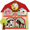 Pikkukuva 4 / 5: Puzzle musiikkia - JANOD - Maalaistalon kaverit - 5 osaa - Eläimet - 12 kuukautta+ Flerfärgad