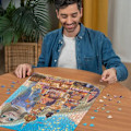Miniatyrbild 4 av 5: Pussel - RAVENSBURGER - Rapunzel - 1000 bitar - 70 x 50 cm - Perfekt för vuxna och barn från 14 år och uppåt Svart