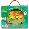 Pikkukuva 1 / 4: Puzzles 4 x 6 palapeliä: Eläintarhan eläimet Aqua