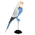 Miniatyrbild 1 av 2: Fridolin - 3D-pappermodell Undulat Blå