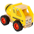 Miniatyrbild 1 av 6: Träfordon - Small foot company - Betongblandare - Gul - 100% FSC - För barn från 12 månader Gul