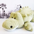 Pikkukuva 2 / 4: Jättikrokotiili Croco'Doux Savanni - Histoire d'Ours - 80CM - Vihreä - Lapsi - Sekä pojat että tytöt Grön