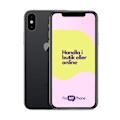 Miniatyrbild 1 av 2: iPhone X Begagnad Grå 64 GB A+: Perfekt skick