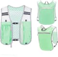Löparvästryggsäck med reflexband - Lättviktsvätskeväst Light green