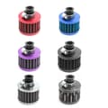 Miniatyrbilde 3 av 4: Sett med 2 12mm kaldluftinntak luftfilter turbo ventil veivhus bil pusteventil deksler Hydrographics