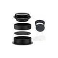 3-i-1 Hamburgerpress, fylld hamburgerpress med 200st non-stick BBQ-burgerpapper