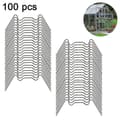 Miniatyrbillede 2 af 5: Drivhusclips i rustfrit stål, W-type drivhusclips (100 stk.)