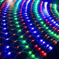 3x2m LED-ljusnät för jul, 8 färgskiftande program Vattentäta ljusslingor
