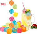 40x återanvändbara isbitar isbitsformar permanenta isbitar cocktailparty
