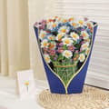 Pop Up Blomsterbukett Gratulasjonskort Morsdagsgave
