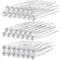 40-pack Bröllopshårnålar med Strass Hårklämmor Tillbehör för Kvinnor och Flickor (Stil B)