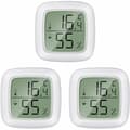 3-pack Mini LCD Digital Termometer Hygrometer för barnrum, seniorrum, arbetsrum, vinkällare, etc.