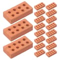100 stk. Miniature Mursten til DIY Små Mursten til Modelhuse, Slotte &amp; Håndværksprojekter