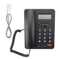 Kablet fasttelefon med nummerpresentasjon for hjemmekontor og hurtigoppringing