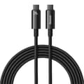 Baseus Tungsten Gold USB-C / USB-C-kabel - 3m, 240W - Svart Svart