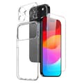 iPhone 18 Pro Max Northjo 3-i-1 skyddsset - Klar Genomskinlig