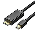 Miniatyrbillede 1 af 4: Mini DisplayPort til HDMI 4K 1,8 m kabel til MacBook Pro Surface Pro skærm (W)