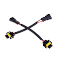 Miniatyrbilde 5 av 5: 2 stk H8 H9 H11 Ledningsnett Sokkel Wire Connector Plug Adapter for HID LED Tåkelys Hovedlys [fw]