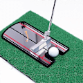 Miniatyrbillede 1 af 4: Golf Putting Eyeline Alignment Spejl Træningshjælp Putter Swing Træner Øvelse (W)