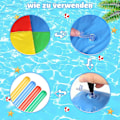 Miniatyrbillede 4 af 5: Stykker 105cm Oppustelig Pool Stick, Oppustelig Pool Float, Farverig PVC Voksen Udendørs Vandlegetøj Sommer Svømmepøl Strand (W)