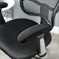 Miniatyrbilde 2 av 5: Par Polyester Armlenetrekk for Kontorstol - Avtakbare, Elastiske, Vaskbare og Vanntette - Svart (W)