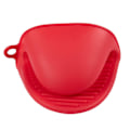 Miniatyrbild 4 av 5: Silikonhandskar Ugn Värmeisolerade Fingerhandskar Matlagning Mikrovågsugn Non-Gripper Grytlapp fw Red