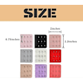 Miniatyrbilde 2 av 5: 20 stk. Dame BH-forlengere med 3 kroker og 3 rader, assorterte farger (B)