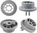 Set med 4 diskmaskinshjul för underkorg, diskmaskinshjul för Siemens, Bosch 165314(w)