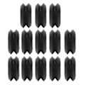 Miniatyrbillede 5 af 5: 13 stk. 3D Printer Hjul POM V Form Slidstyrke 3D Printer Hjul Leje 625ZZ Sort (W)