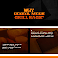 Miniatyrbilde 5 av 5: 2 stk. BBQ Mesh Bag - Utendørs Matlagingspose, Non-Stick BBQ
